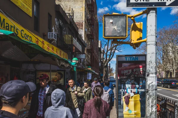 Ulice na Manhattanie Chinatown — Zdjęcie stockowe