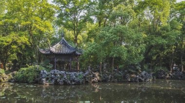 Nanxun eski kentinde Bahçe, Zhejiang, Çin