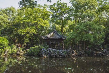 Nanxun eski kentinde Bahçe, Zhejiang, Çin