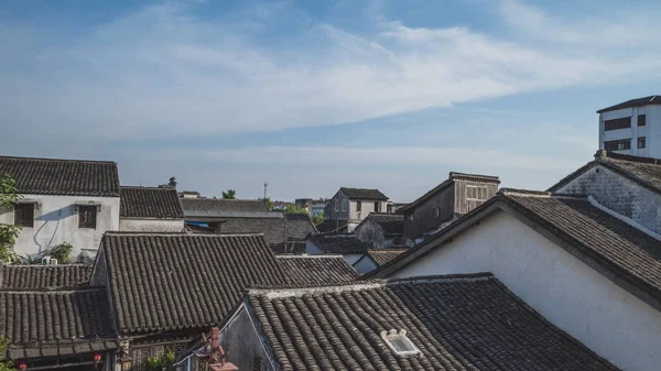 Nanxun, Zhejiang, Chin geleneksel Çin evlerinin Çatıları