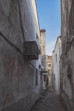 Nanxun'da dar sokak, Zhejiang, Çin