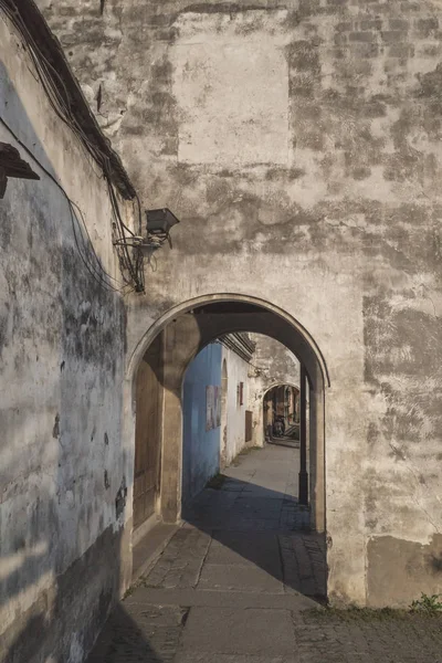 中国・ナンクサンの旧市街の通りと家 — ストック写真