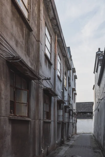 Nanxun'da dar sokak, Zhejiang, Çin