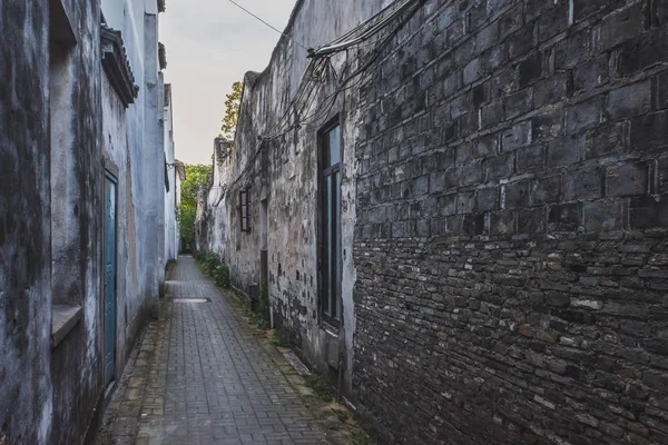 Nanxun'da dar sokak, Zhejiang, Çin