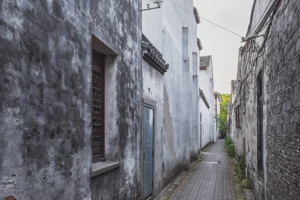 Nanxun'da dar sokak, Zhejiang, Çin