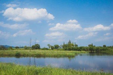 Liangzhu City Arkeolojik Kalıntıları Peyzaj, Hangzhou, C