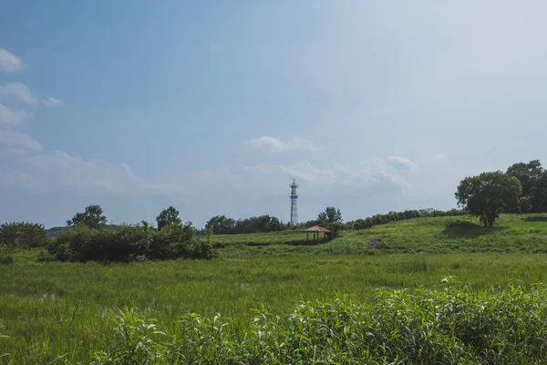 Landschaft bei archäologischen Ruinen der Stadt Liangzhu, Hangzhou, c — Stockfoto