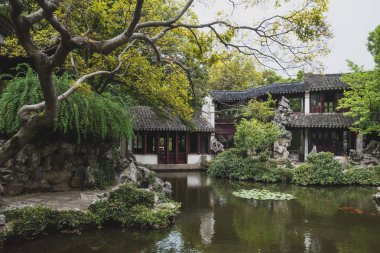 Tuisi Garden Tongli eski şehirde, Jiangsu, Çin