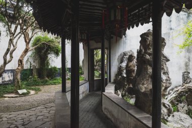 Tuisi Garden Tongli eski şehirde, Jiangsu, Çin