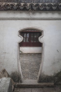 Tuisi Garden Tongli eski şehirde, Jiangsu, Çin