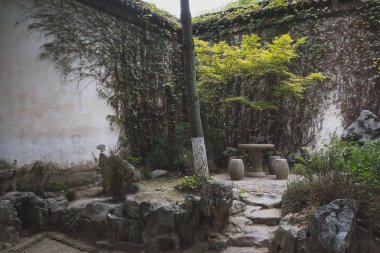 Tuisi Garden Tongli eski şehirde, Jiangsu, Çin