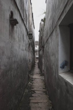 Tongli, Çin eski kasabasında dar sokak