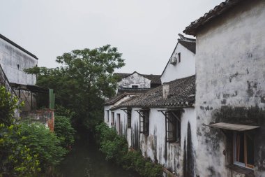 Eski şehir Tongli eski evler, Jiangsu, Çin