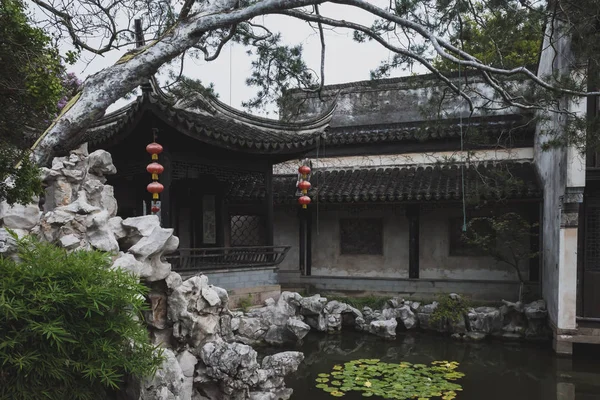 Gengle Hall in het oude centrum van Tongli, Jiangsu, China — Stockfoto