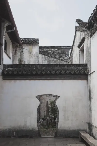 Dzsle Hall a régi város, Tongli, Jiangsu, Kína — Stock Fotó