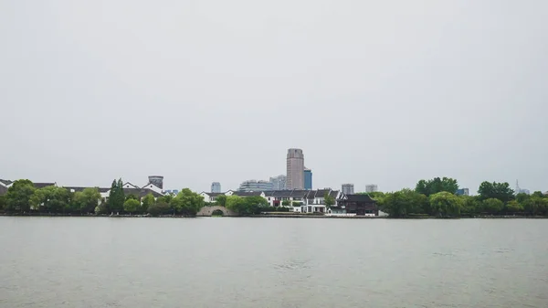 Panoramablick Auf Den Südsee Und Die Skyline Der Landschaft Des — Stockfoto