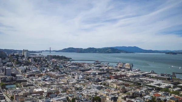 Pohled Centrum Města San Francisco Bay San Franciscu Kalifornie Usa — Stock fotografie