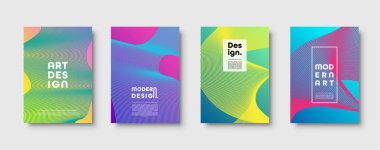 Modern arka plan. Geometrik şekiller ve çizgiler. Renkli neon degrade. Eps10 vektör.