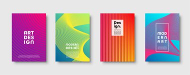 Modern arka plan. Geometrik şekiller ve çizgiler. Renkli neon degrade. Eps10 vektör.