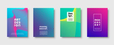 Modern arka plan. Geometrik şekiller ve çizgiler. Renkli neon degrade. Eps10 vektör.