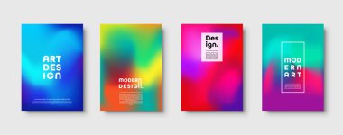 Soyut modern tasarım arka plan. Renkli neon degrade. Dinamik trendy renkler. Eps10 vektör.