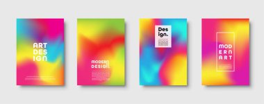 Soyut modern tasarım arka plan. Renkli neon degrade. Dinamik trendy renkler. Eps10 vektör.