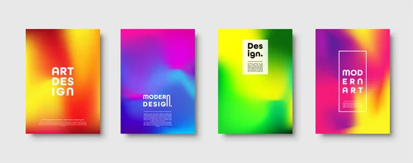 Abstraktes modernes Design Hintergrund. buntes Neon-Gefälle. dynamische Trendfarben. eps10-Vektor. — Stockvektor