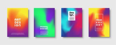 Soyut modern tasarım arka plan. Renkli neon degrade. Dinamik trendy renkler. Eps10 vektör.