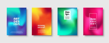 Soyut modern tasarım arka plan. Renkli neon degrade. Dinamik trendy renkler. Eps10 vektör.