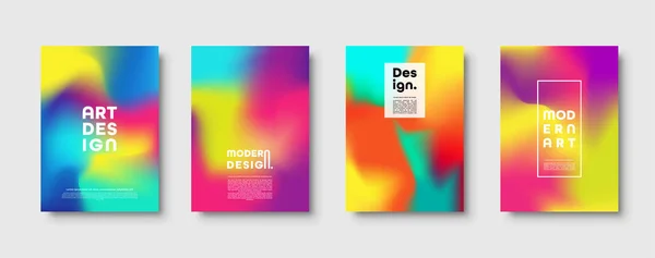 Abstraktes modernes Design Hintergrund. buntes Neon-Gefälle. dynamische Trendfarben. eps10-Vektor. — Stockvektor