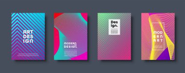 Modern arka plan. Geometrik şekiller ve çizgiler. Renkli neon degrade. Eps10 vektör.