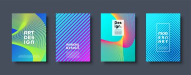 Modern arka plan. Geometrik şekiller ve çizgiler. Renkli neon degrade. Eps10 vektör.