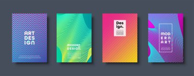 Modern arka plan. Geometrik şekiller ve çizgiler. Renkli neon degrade. Eps10 vektör.