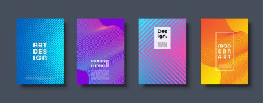 Modern arka plan. Geometrik şekiller ve çizgiler. Renkli neon degrade. Eps10 vektör.