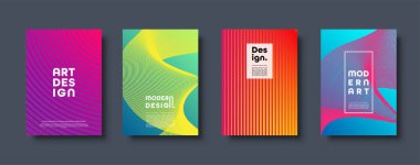 Modern arka plan. Geometrik şekiller ve çizgiler. Renkli neon degrade. Eps10 vektör.