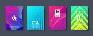 Modern arka plan. Geometrik şekiller ve çizgiler. Renkli neon degrade. Eps10 vektör.