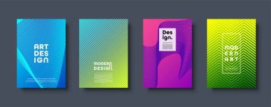 Modern arka plan. Geometrik şekiller ve çizgiler. Renkli neon degrade. Eps10 vektör.