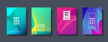 Modern arka plan. Geometrik şekiller ve çizgiler. Renkli neon degrade. Eps10 vektör.