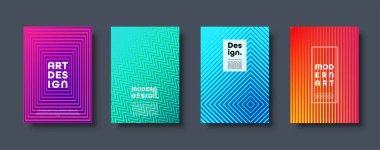 Modern arka plan. Geometrik şekiller ve çizgiler. Renkli neon degrade. Eps10 vektör.