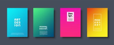 Modern arka plan. Geometrik şekiller ve çizgiler. Renkli neon degrade. Eps10 vektör.