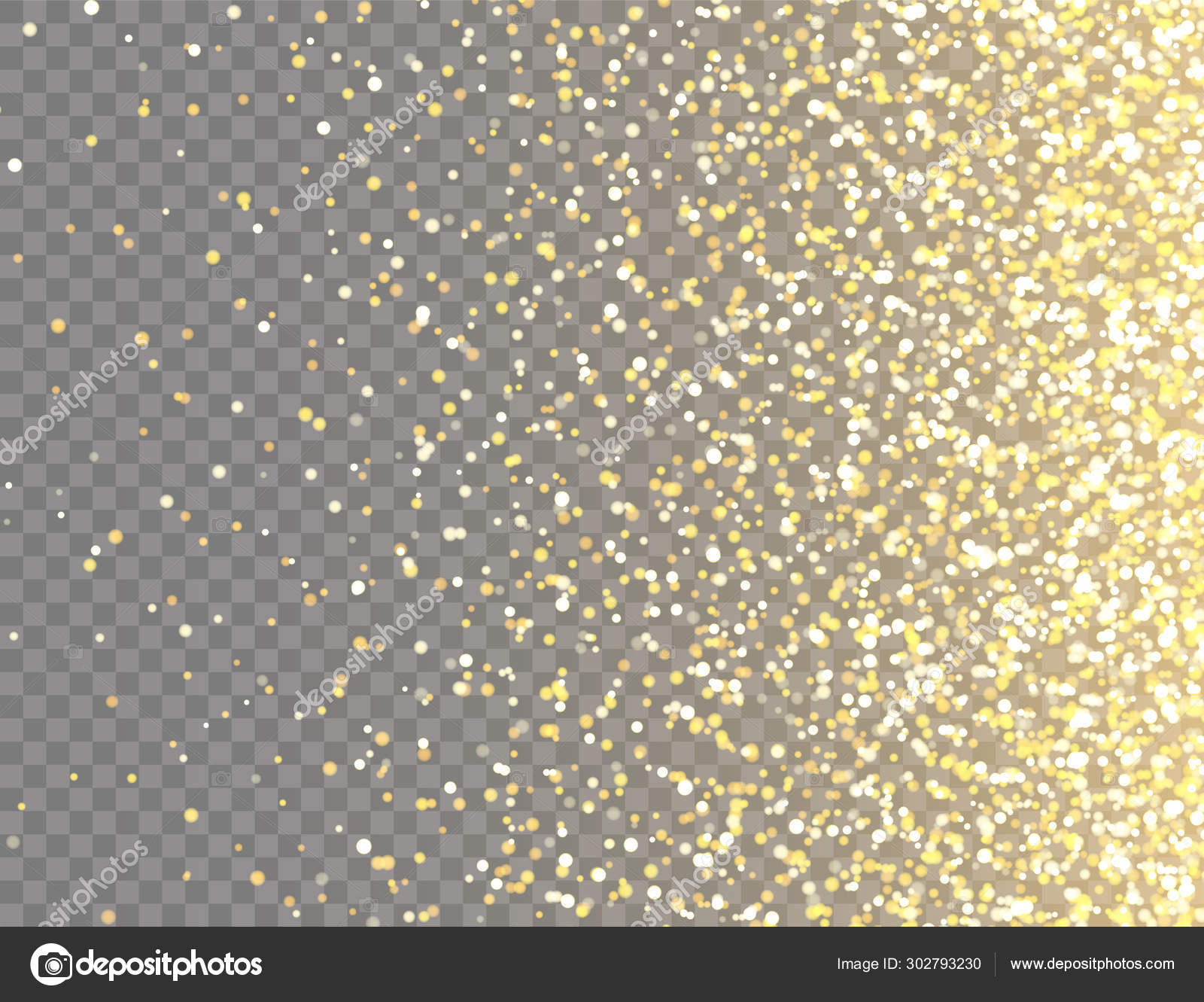 sparkling golden glitter with bokeh lights on transparent vector background falling shiny confetti with gold shards shining light effect for christmas or new year greeting card stock vector c floral set 302793230 https depositphotos com 302793230 stock illustration sparkling golden glitter with bokeh html