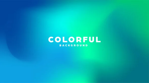 Colorful modern abstract background with neon gradient. Dynamic color flow poster, banner. Vector illustration. — Stock Vector