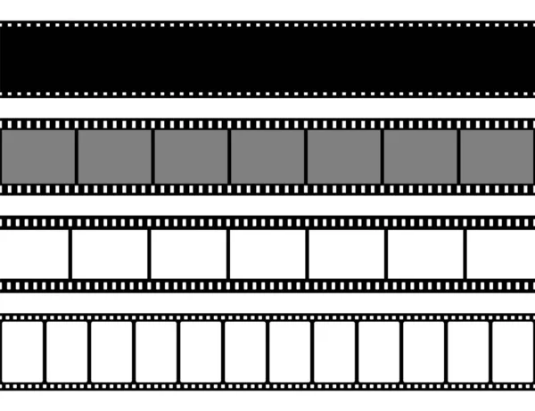 Kolekcja taśm. Stare kino retro. Wektorowa ramka fotograficzna. — Wektor stockowy