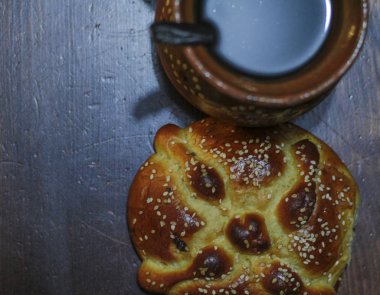 Meksika, Pan de muerto platon üzerinde