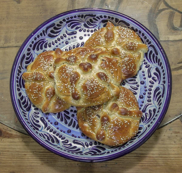 Pan de muerto Meksika, platon