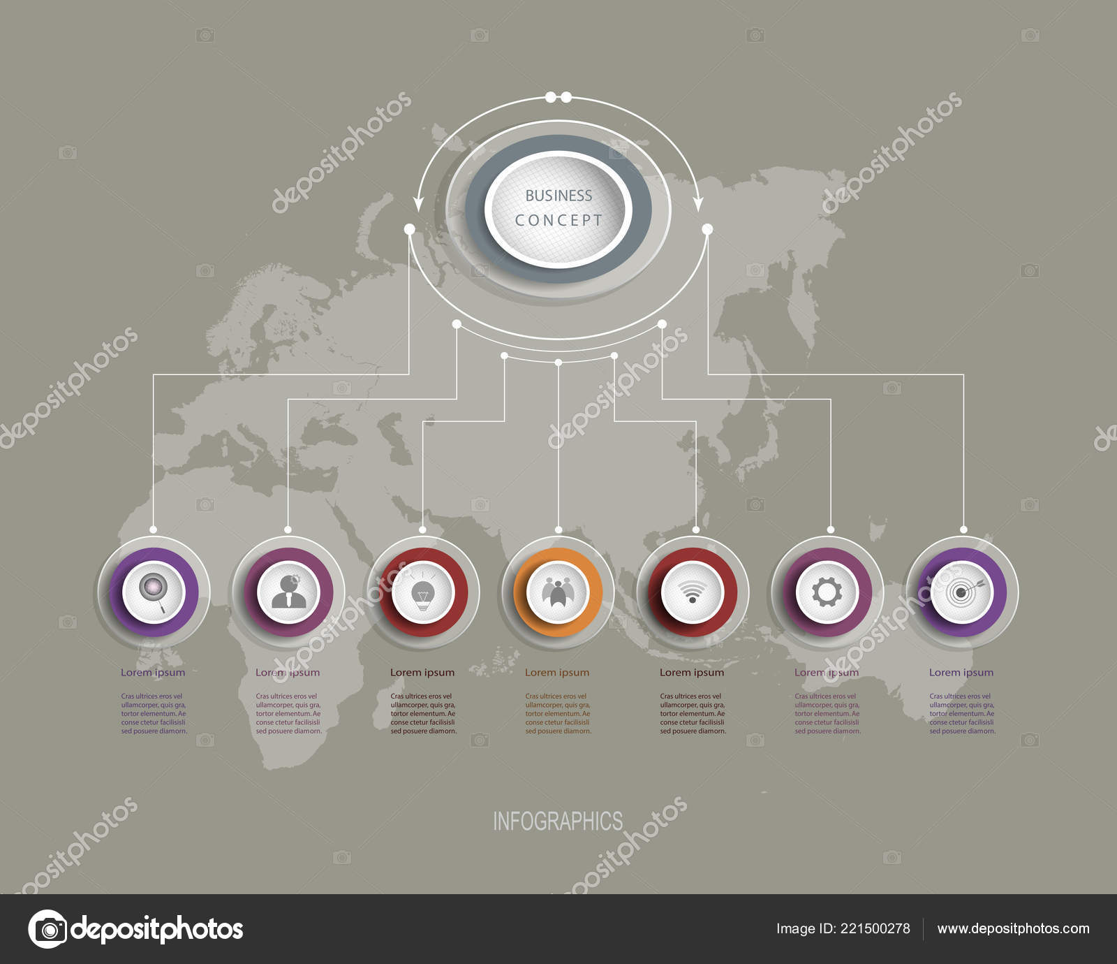 7 Step Flow Chart Template