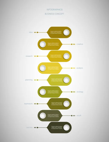 Vector Infographic Etikettdesign Med Ikoner Och Alternativ Eller Steg Infographics — Stock vektor