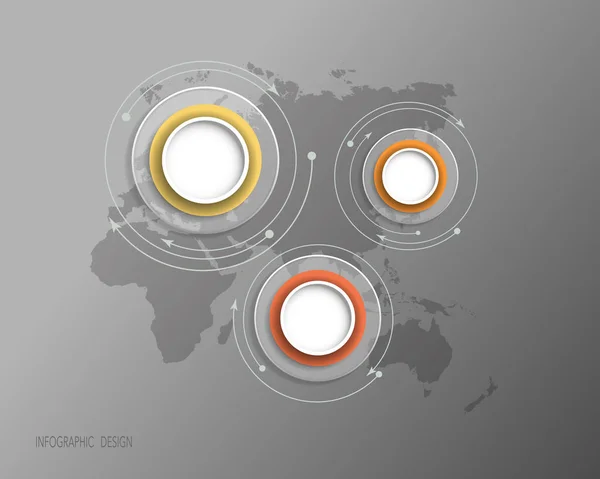 Vektör Infographics daire etiketi, şablon tasarımı. İş kavramı, düzen süreç diyagramı için .Infographic ögesi.
