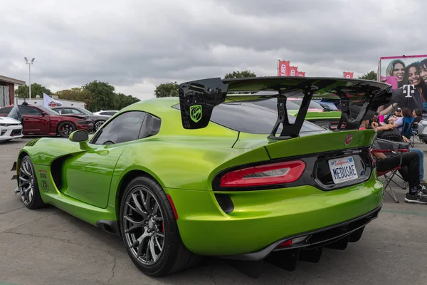 American muscle car Dodge Viper exhibited at Torqued tour event. — Stock Photo, Image
