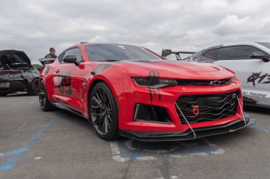 Amerikan kas araba Chevrolet Camaro Torqued tur sergilenen